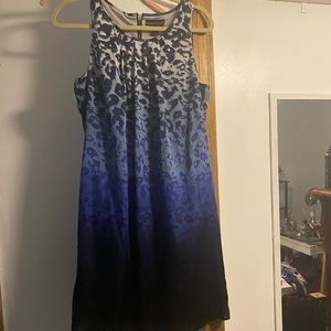 Blue | Dana Buchman Cheetah Dress